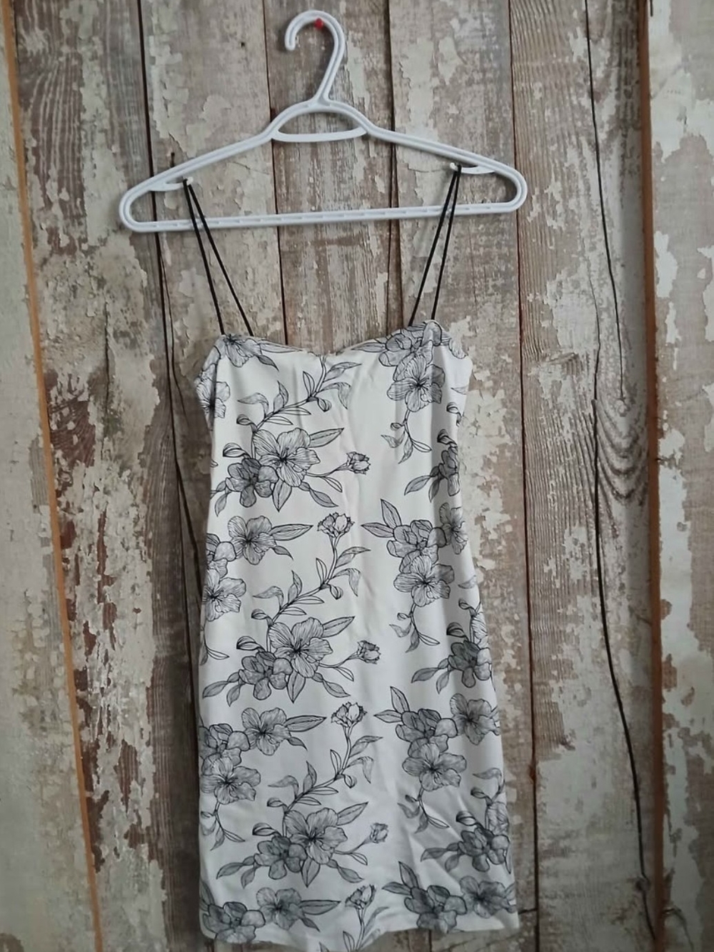 White Floral Summer Dress